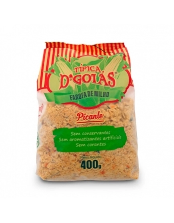 FAROFA DE MILHO PICANTE 400G - DGOIAS