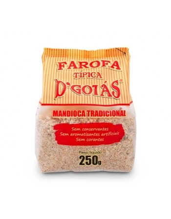 FAROFA DE MANDIOCA TRADICIONAL 250G - DGOIAS 102