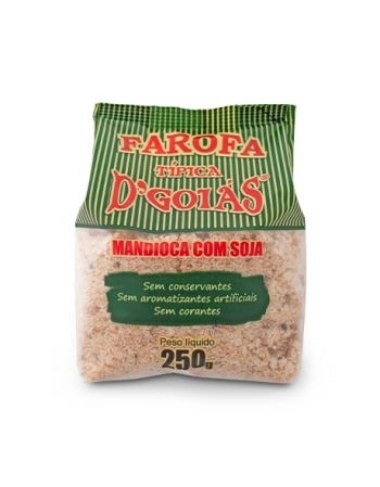 FAROFA DE MANDIOCA COM SOJA 250G - DGOIAS 105