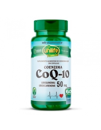 COQ-10 COENZIMA 50MG 60 CAPS - UNILIFE