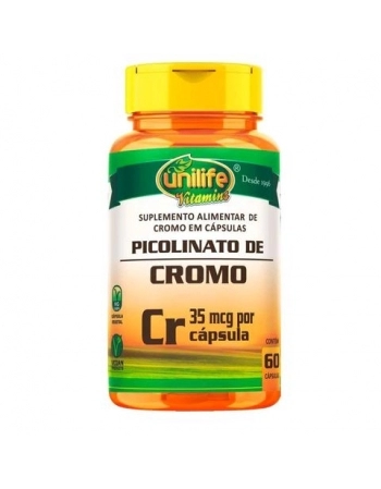 PICOLINATO DE CROMO 550MG - 60 CAPS - UNILIFE