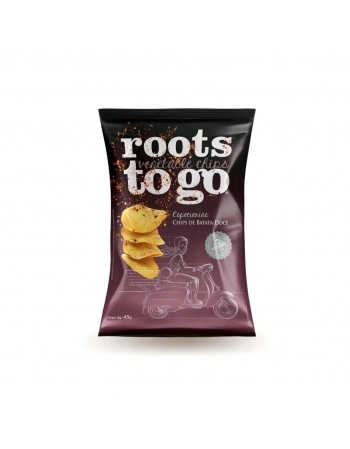 CHIPS BATATA DOCE ESPECIARIAS \'45G\' ROOTS TO GO