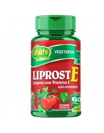 LIPROST E LICOPENO C/ VIT. E - 450MG 60 CAPS -UNILIFE