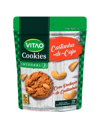COOKIES INTEGRAL CAST PARA 120G - VITAO 182