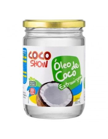 OLEO DE COCO EXT VIRG 500ML - COCO SHOW - COPRA