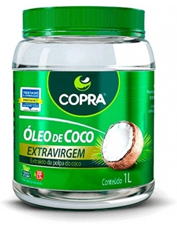 OLEO DE COCO EXTRA VIRGEM 1 LITRO - COPRA