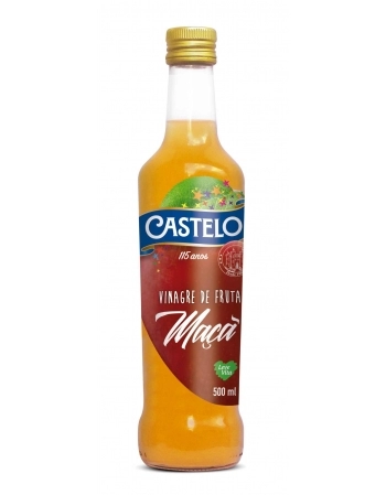 VINAGRE FRUTA MAÇÃ LEVE VITA - 410.009 - CASTELO 12X500