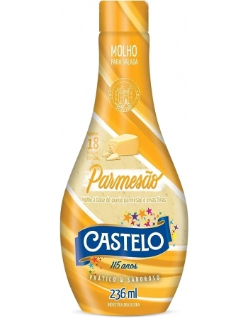 MOLHO P/ SALADA PARMESÃO CASTELO - 445.010 - 236ML