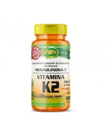 VITAMINA K2 - 500MG - 60CAPS - UNILIFE