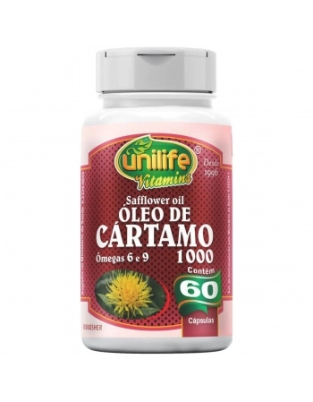 OLEO DE CARTAMO 1200MG 60 CAPS - UNILIFE