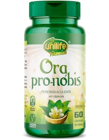 ORA PRO-NOBIS 450 MG - 60 CAPS - UNILIFE