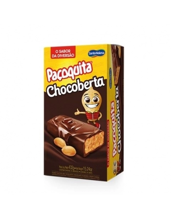 PACOQUITA COBERTA CHOCO 432G - 1373 - STA HELENA