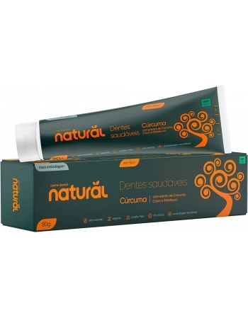 CREME DENTAL NAT. CRAVO CURCUMA E MELA. 80G(930)-SUAVETEX