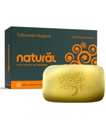 SABONETE NAT. COM EXTRATO CURCUMA 80G(931)-SUAVETEX