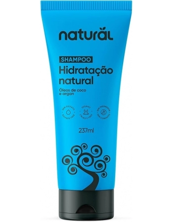 SHAMPOO NAT. OLEO DE COCO E ARGAN 237ML(806)-SUAVETEX