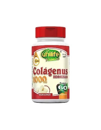 COLAGENUS PURE HIDR. C/ VIT C - 1000MG - 60CAPS -UNILIFE