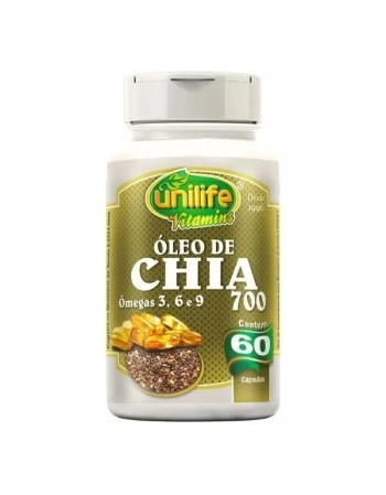 OLEO DE CHIA 700MG - 60 CAPSULAS - UNILIFE