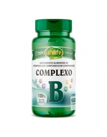 COMPLEXO B 500MG - 60 CAPS - UNILIFE