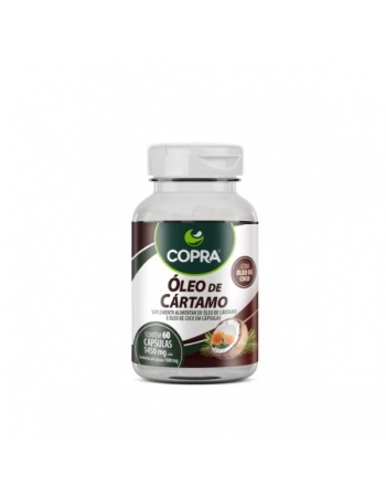 OLEO DE CARTAMO C/ COCO 60 CAPSULAS - COPRA