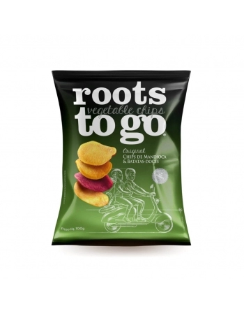 MANDIOCA E BATATA DOCE \'100G\' (ORIGINAL) - ROOTS TO GO