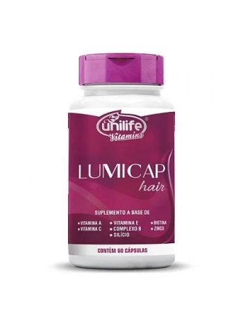 LUMICAP HAIR 500MG - 60CAPS - UNILIFE
