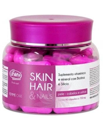 SKIN HAIR E NAILS - FEMME CARE - 90CAPS - UNILIFE