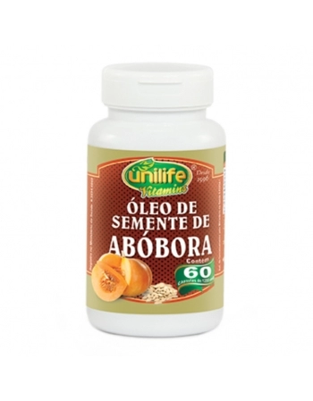 OLEO DE SEMENTE DE ABOBORA 1200MG - 60 CAPS - UNILIFE