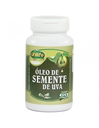 OLEO DE SEMENTE DE UVA 1200MG - 60 CAPS - UNILIFE