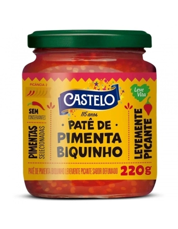 PATE PIM. BIQUINHO DEFUM 220G LEV PIC. - 455.075 - CASTELO