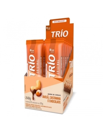 TRIO AVELA E CASTANHA COM CHOCOLATE 12X240G(PA21170560002)