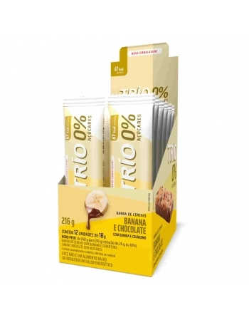 TRIO ZERO BANANA COM CHOCOLATE 12X18 216 GR (PA21171F80001)