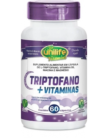 L-TRIPTOFANO C/ VITAM 60CAPS - UNILIFE