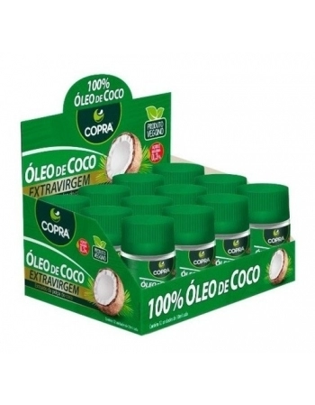 OLEO DE COCO EXTRA VIRGEM 30 ML DISPLAY C/12 - COPRA