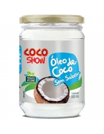 OLEO DE COCO SEM SABOR 500ML COCO SHOW