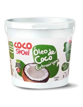 OLEO DE COCO EXTRA VIRGEM COCO SHOW 2,8L - COPRA