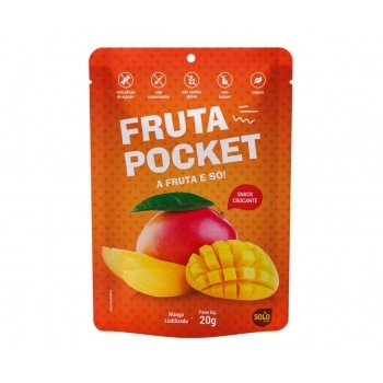 FRUTA POCKET MANGA LIOFILIZADO 20G - SOLO