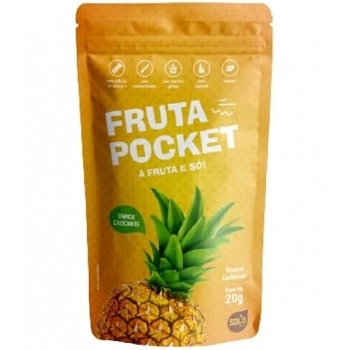 FRUTA POCKET ABACAXI LIOFILIZADO 20G - SOLO