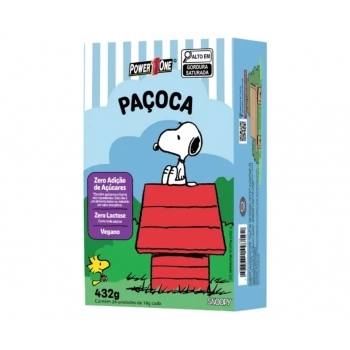 PAÇOCA ROLHA SNOOPY - 24 X 18G - POWER ONE