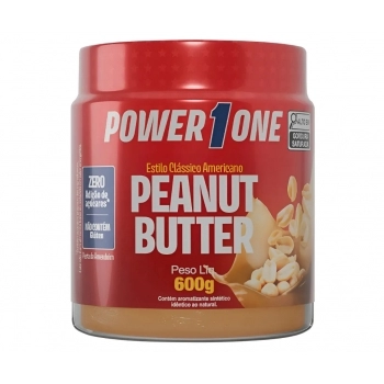 PASTA DE AMEND. PEANUT BUTTER 600G - POWER ONE