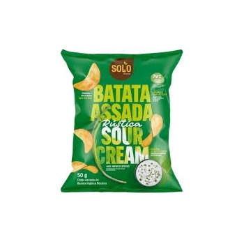 CHIPS DE BATATA INGLESA RUSTICA SOUR CREAM SOLO - 50G
