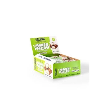 BARRA DE PROTEINA AO LEITE DE COCO + MARSHMALLOW VEGANO 12X50G - GOLD&KO - 4777