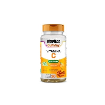 GUMMY VITAMINA C BIOVITON - SABOR LARANJA - 30 GOMAS - UNILIFE