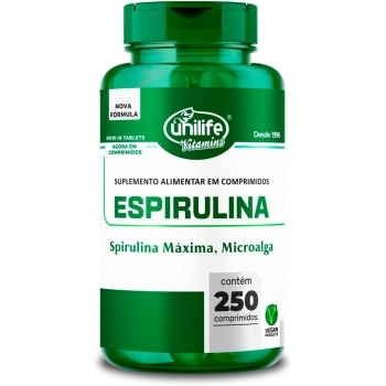 ESPIRULINA 1000MG - 250 COMP - UNILIFE
