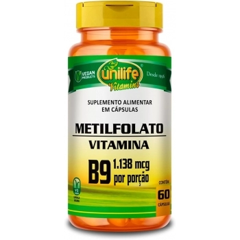 VIT B9 - METIL FOLATO 350 MG - UNILIFE