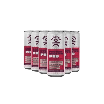 PROTEIN BOOSTER PRO 20G + 3G CREA - MORANGO E ACEROLA - 310ML - MOVING