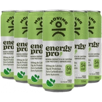ENERGY PRO 15G + 100MG CAFEÍNA - ICE TEA LIMÃO - 310ML - MOVING