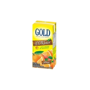 SUCO DE LARANJA 100% - 200 ML - GOLD
