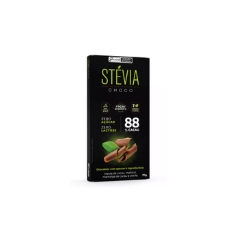 STEVIACHOCO 88% 6 X 70G - GENEVY