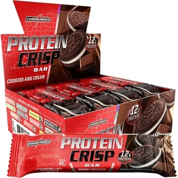 CRISP BAR COOKIES CREAM 12 X 45G - IM 77326