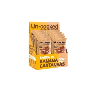 BARRA DE BANANA C/ CASTANHAS 12X30G - UNCOOKED